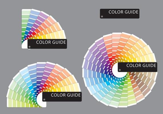 Color Palette. Color Shade Chart. Vector Illustration. Stock Vector -  Illustration of guide, brilliance: 99872175