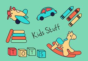 Toys for Kids vector