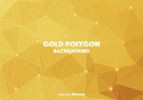 Gold Polygonal Vector Background