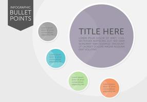 Infographic Bullet Points vector