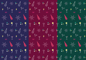 Free New Years Pattern Vector