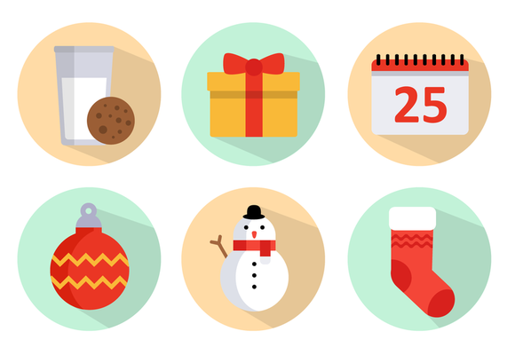 Free Christmas Icons Vector Pack
