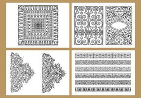 Classic Coloring Pages vector