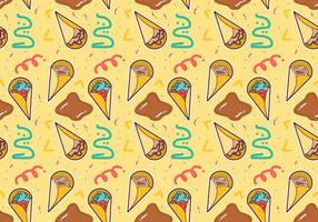 Free Crepes Pattern 4 vector