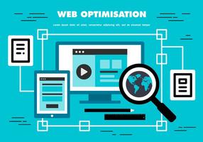 Fondo libre del vector de la optimización del Web