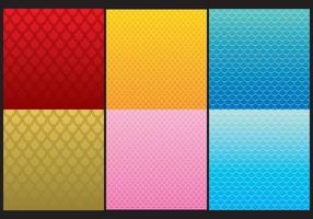 Fish Scale Patterns vector