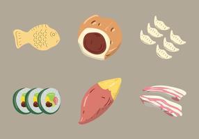 Free Korean Food Illustration vector