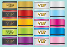 VIP Cards vector