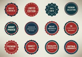 Free Vector Badges Set