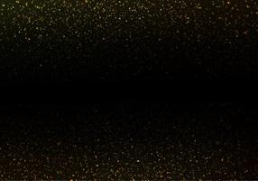 Strass Vector, Gold Glitter Texture On Black Background vector