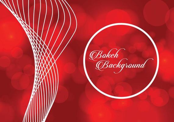 Red Bokeh Background