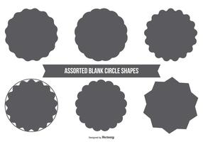 Blank Circle Vector Shapes