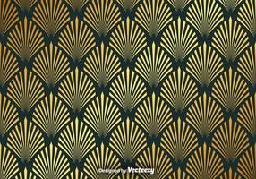 Vector Gold Seamless Pattern With Elegant Shapes