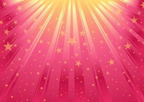 Vector Pink Abstract Background With Stars