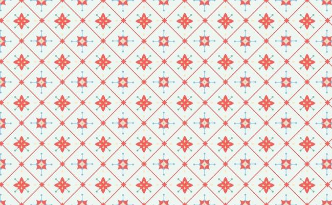 Tile Floral Pattern