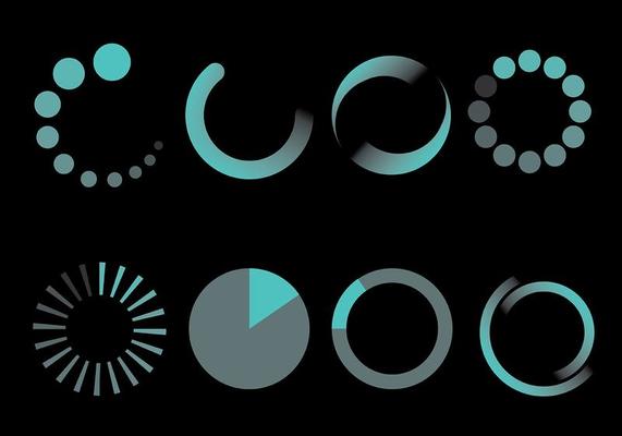 Free Preloader Icons Vector