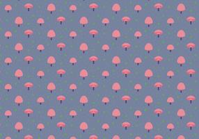 Mushrooms Vector Pattern