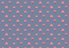 Mushrooms Vector Pattern