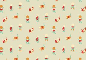 Character Colorful Pattern vector