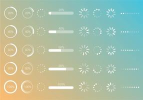 Avance de la UI del Preloader vector