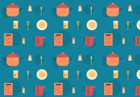 Recipe Card Vector Pattern