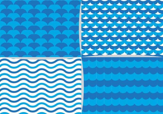 Blue Water Element Pattern