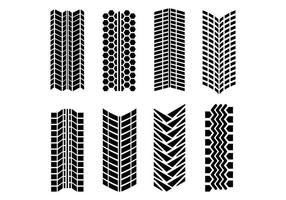 Tire Marks Vector Pack