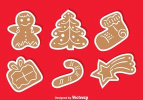 Conjunto de Gingerbread Collection vector