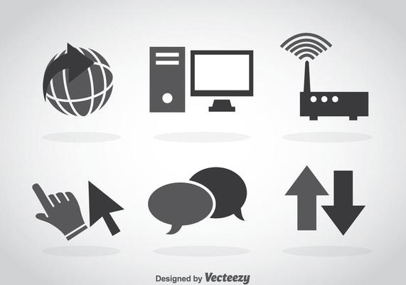Internet Grey Icons
