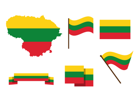 Free Lithuania Map Vector