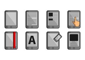 Icono de E-Reader vector