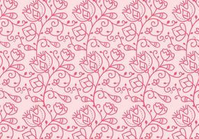 Floral Outline Pattern vector