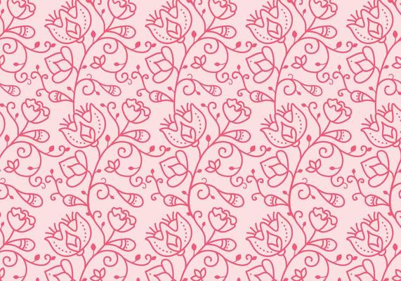Floral Outline Pattern