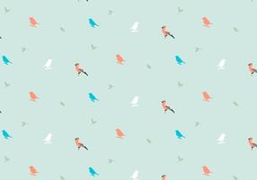 Birds Pastel Pattern vector