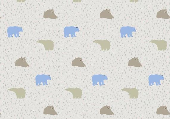 Bear Pattern Background