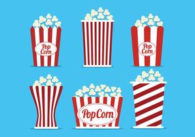 Popcorn Caja Vector