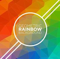 Abstract Rainbow Vector Background