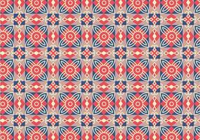 Geometric Tile Pattern Background vector