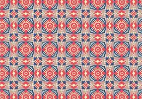 Geometric Tile Pattern Background vector