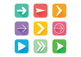 Flechas Icons Vector Set