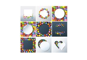 Free Smarties Background Vectors