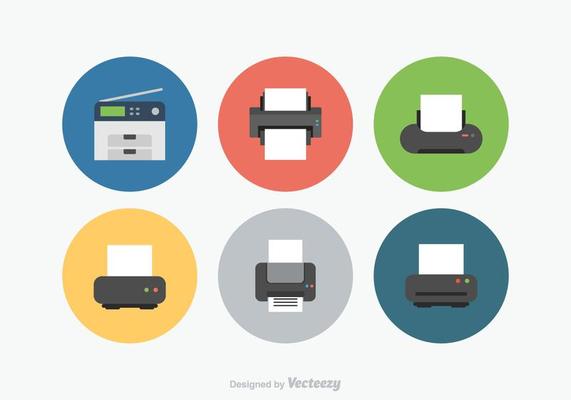 Printer Vector Icons