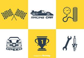 Free Pit Stop Vector Icons