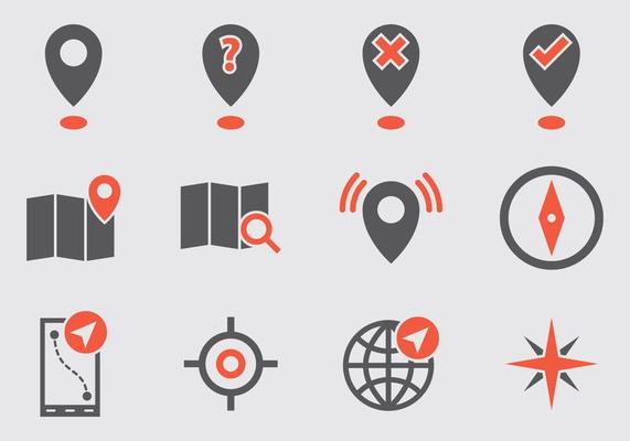 Map Legend Vector Icons
