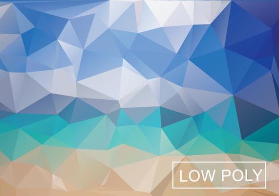 Multicolor Geometric Low Poly Vector Background