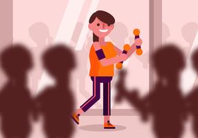 Exercise Class Design vector