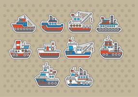 Tugboat Vectors