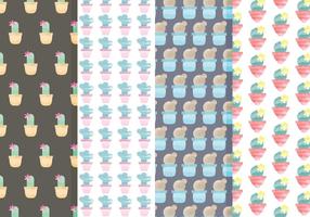 Cactus Vector Pattern Set