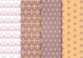 Vector Decorative Star Pattern Set