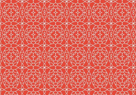 Decorative Outline Pattern Background